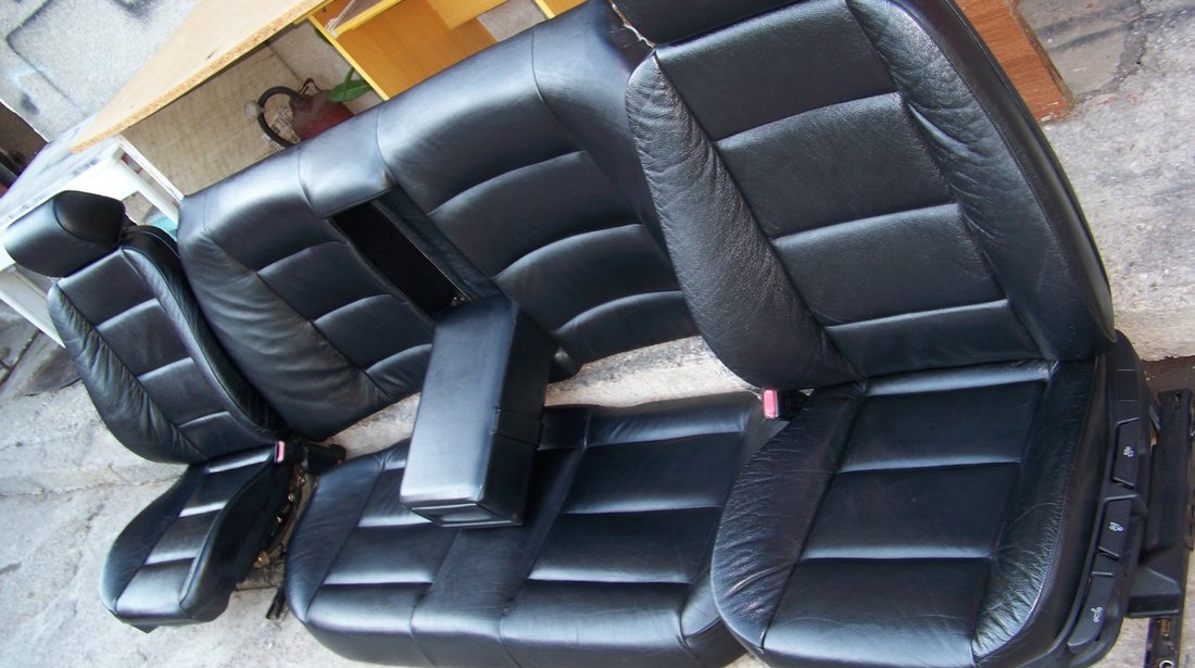 Interior scaune incalzite piele si banchete bmw e36 seria 3 berlina