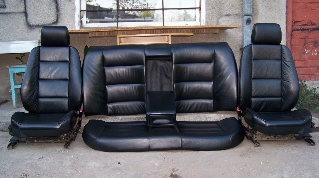 Interior scaune incalzite piele si banchete bmw e36 seria 3 berlina