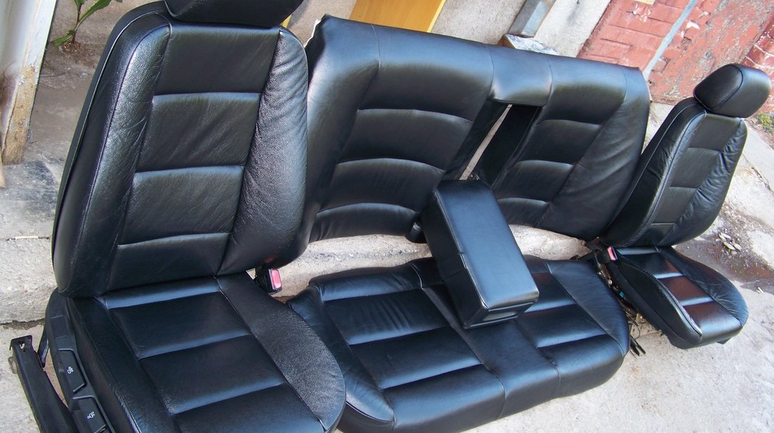 Interior scaune incalzite piele si banchete bmw e36 seria 3 berlina