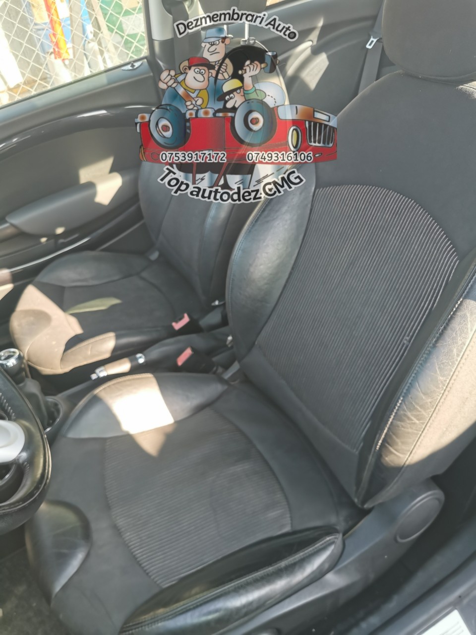 Interior semi piele Mini Cooper R56 scaune bancheta