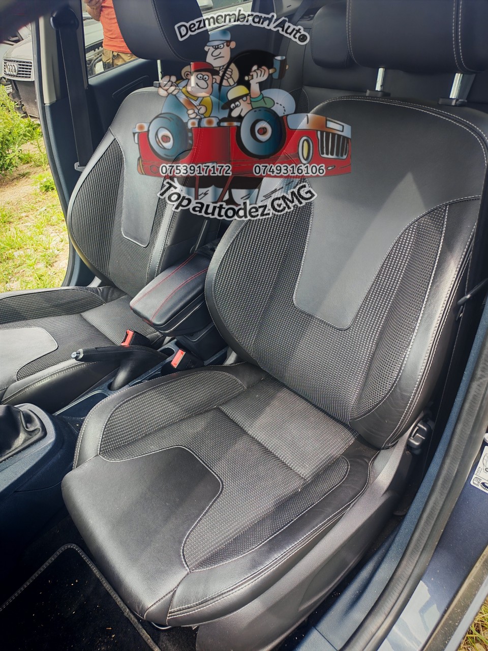 Interior sport piele Ford Fiesta Mk6 Mk7 2008-2017 tapiterie scaune bancheta fete usi