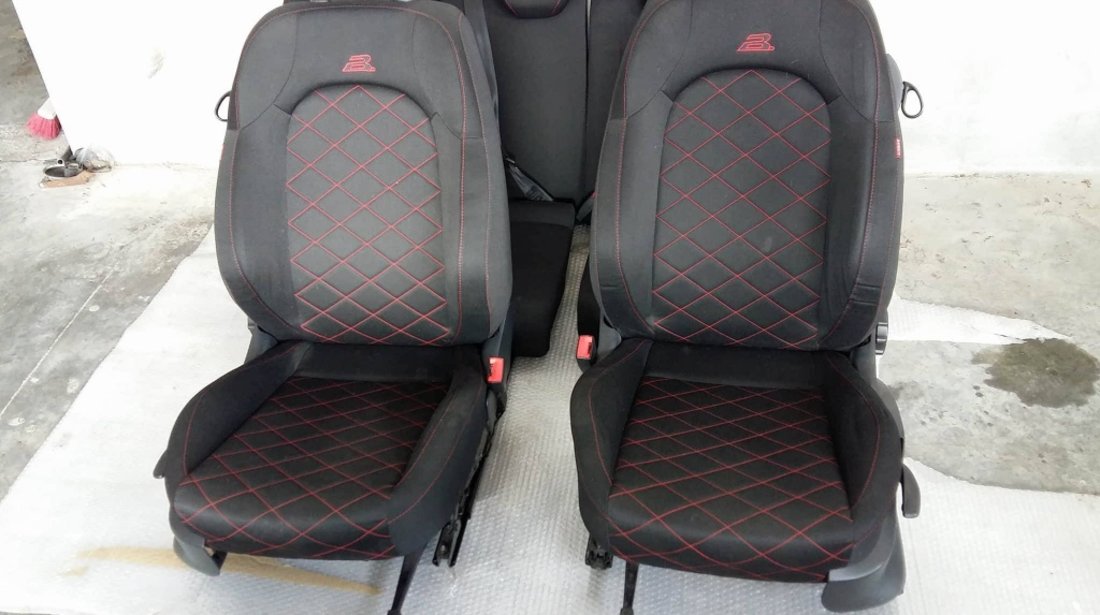 Interior textil seat ibiza 6j cupra boccanegra