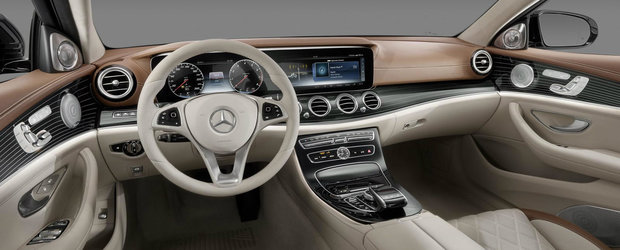 Interiorul noului Mercedes E-Class e... exact asa cum ne asteptam sa fie