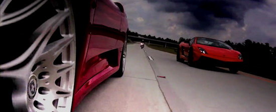 Interzis cardiacilor: Gallardo LP570-4 Superleggera versus F430 Spider twin turbo! Interzis cardiacilor: Gallardo LP570-4 Superleggera versus F430 Spider twin turbo!