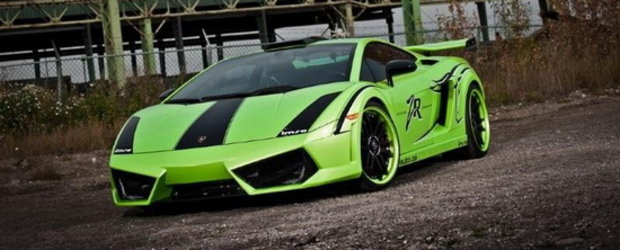 Interzis cardiacilor: Lamborghini Gallardo cu 1.200 cai putere la roti!