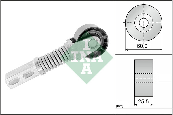 Intinzator curea, curea distributie (533004920 INA) RENAULT