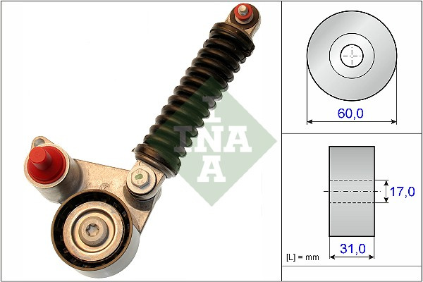Intinzator curea, curea distributie (533010710 INA) SUZUKI
