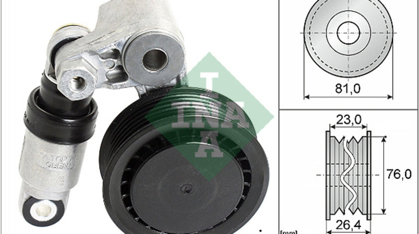 Intinzator curea, curea distributie (534001110 INA) VW