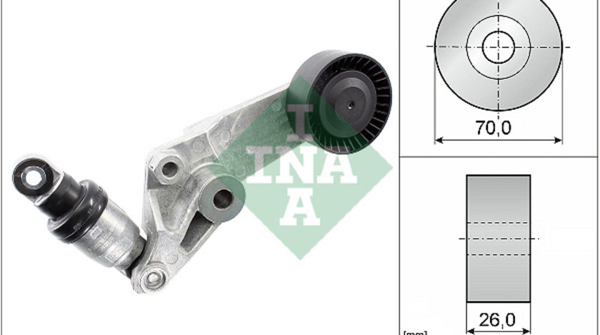 Intinzator curea, curea distributie (534001610 INA) LOTUS,TOYOTA,TOYOTA (FAW)