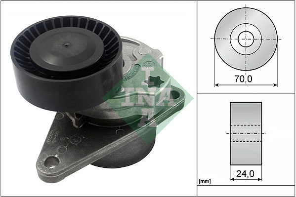 Intinzator curea, curea distributie (534010310 INA) VOLVO,VOLVO ASIA