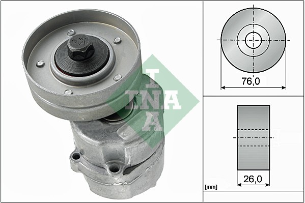 Intinzator curea, curea distributie (534013530 INA) VOLVO