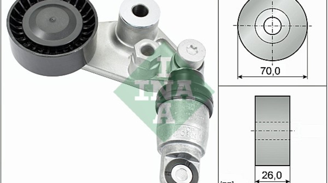 Intinzator curea, curea distributie (534029710 INA) SSANGYONG