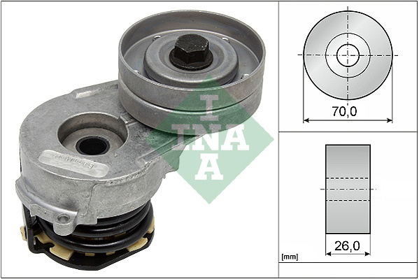 Intinzator curea, curea distributie (534032110 INA) HONDA,OPEL,VAUXHALL