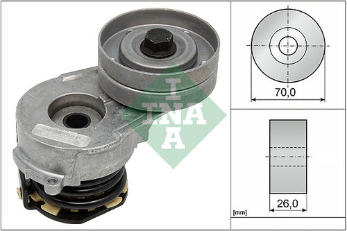 Intinzator curea, curea distributie (534032110 INA) HONDA,OPEL,VAUXHALL