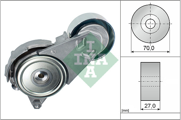 Intinzator curea, curea distributie (534040810 INA) SUBARU,TOYOTA
