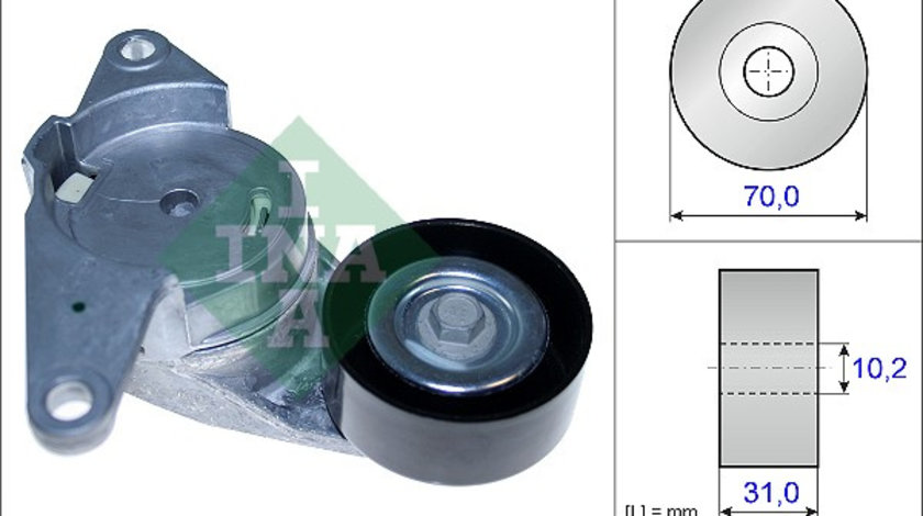 Intinzator curea, curea distributie (534044110 INA) ALFA ROMEO,BUICK,BUICK (SGM),CADILLAC,CADILLAC (SGM),CHEVROLET,DAEWOO,HOLDEN,OPEL,ROEWE (SAIC),SAAB,VAUXHALL