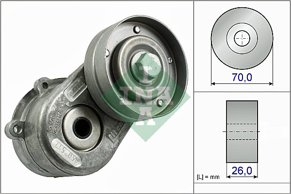 Intinzator curea, curea distributie (534044810 INA) CHRYSLER,DODGE,JEEP