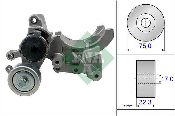 Intinzator curea, curea distributie (534045210 INA) TOYOTA