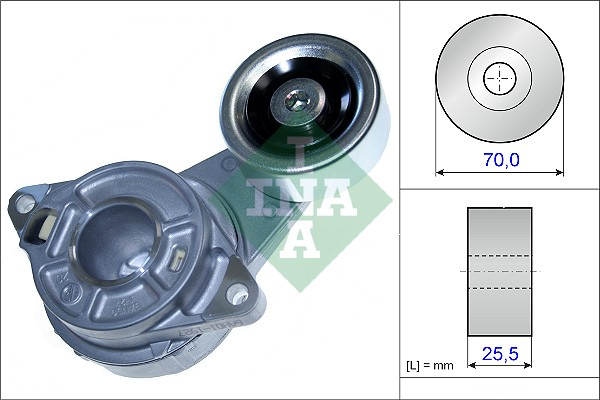 Intinzator curea, curea distributie (534045810 INA) HONDA,HONDA (GAC)