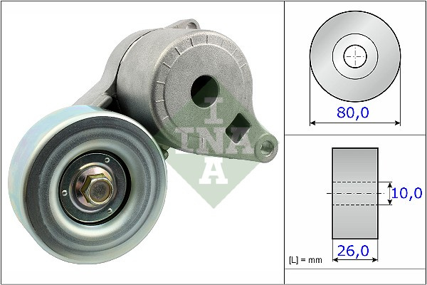 Intinzator curea, curea distributie (534050910 INA) MITSUBISHI