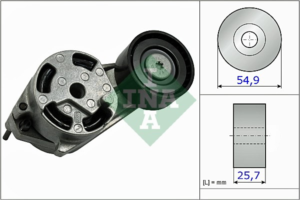Intinzator curea, curea distributie (534051610 INA) BMW,BMW (BRILLIANCE)