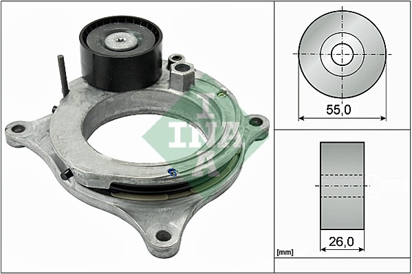 Intinzator curea, curea distributie (534059810 INA) BMW,BMW (BRILLIANCE)