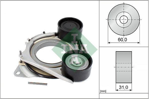 Intinzator curea, curea distributie (534068310 INA) RENAULT