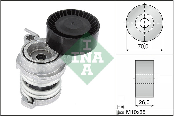 Intinzator curea, curea distributie (534070810 INA) BMW,BMW (BRILLIANCE)