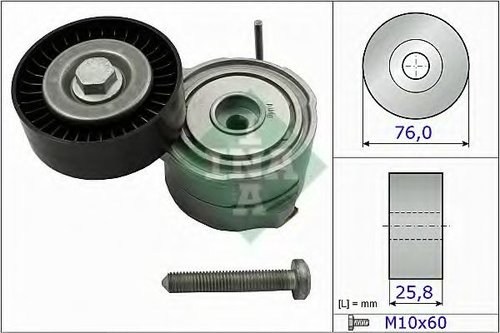 Intinzator curea, curea distributie AUDI A5 (8T3) (2007 - 2016) INA 534 0375 10 piesa NOUA