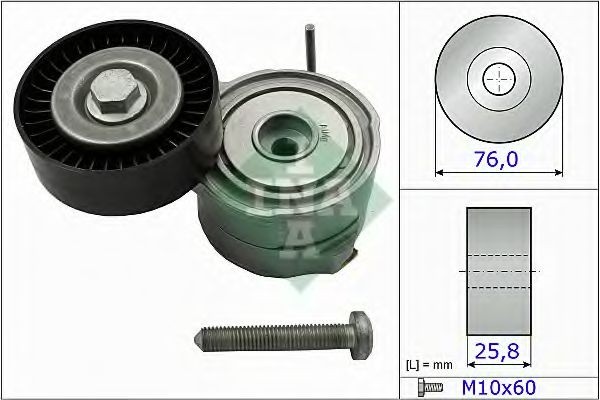 Intinzator curea, curea distributie AUDI A8 (4E) (2002 - 2010) INA 534 0375 10 piesa NOUA