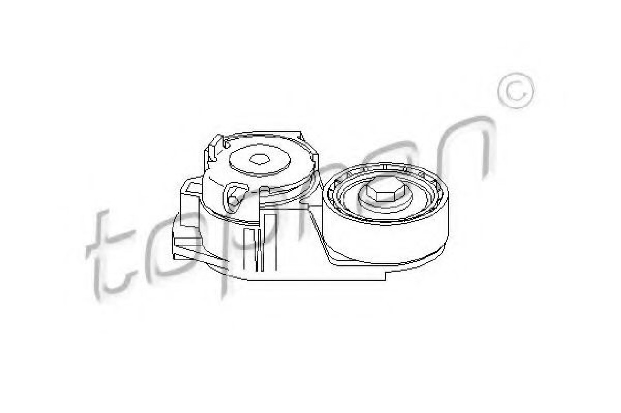 Intinzator curea, curea distributie FORD TRANSIT platou / sasiu (FM, FN) (2000 - 2006) TOPRAN 302 161 piesa NOUA
