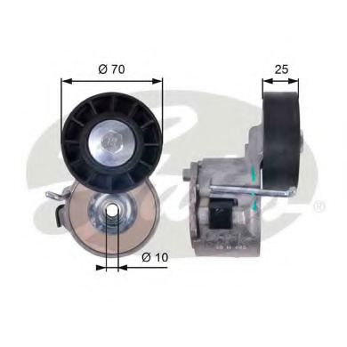 Intinzator curea, curea distributie IVECO DAILY IV caroserie inchisa/combi (2006 - 2012) GATES T3913...