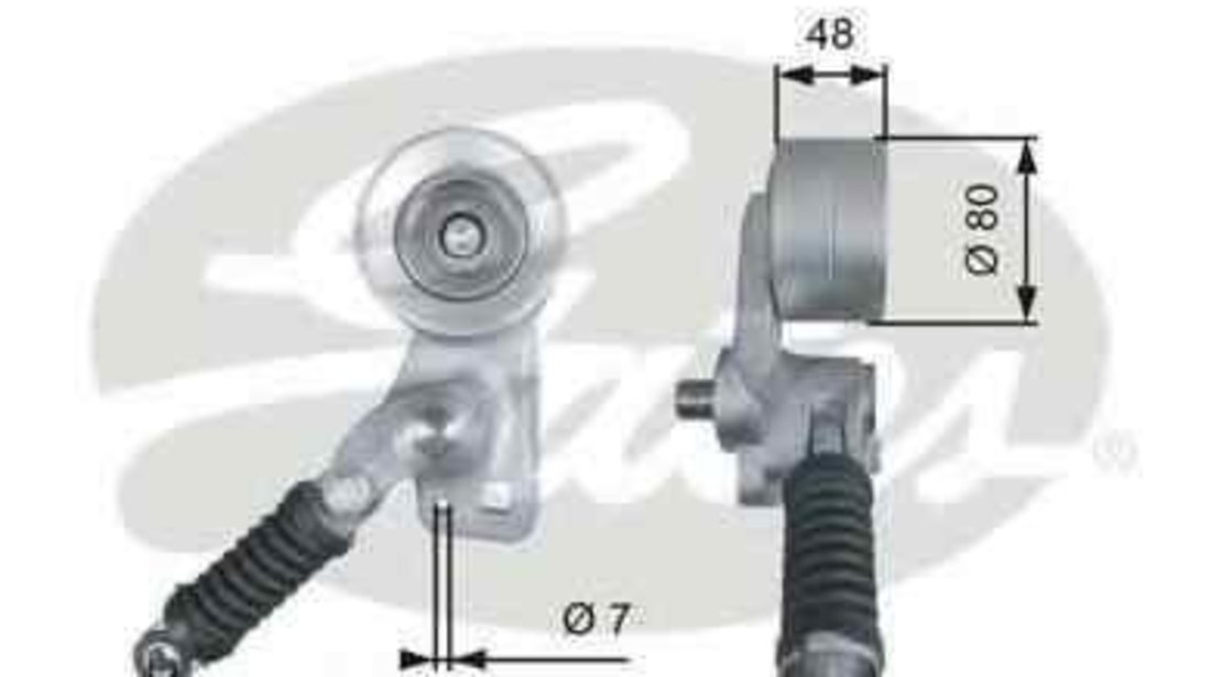 Intinzator curea, curea distributie MERCEDES-BENZ ACTROS MP2 / MP3 GATES T38604