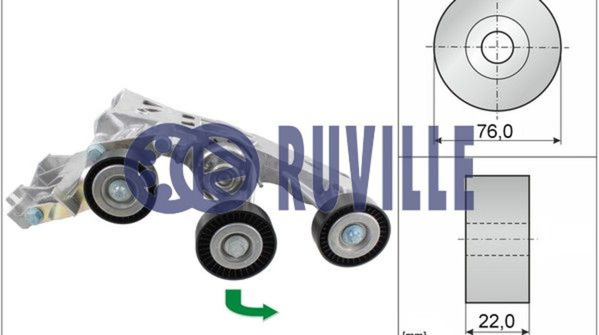 Intinzator,curea transmisie (55183 EVR) MERCEDES-BENZ