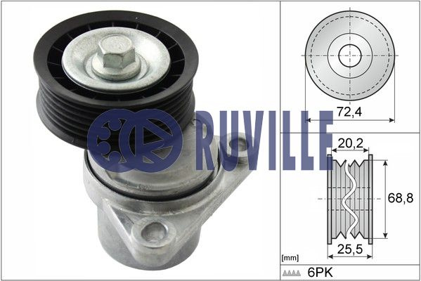 Intinzator,curea transmisie (55289 EVR) FORD,MAZDA,MAZDA (FAW)