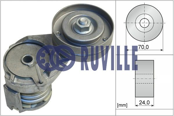 Intinzator,curea transmisie (55738 EVR) SEAT,SKODA,VW