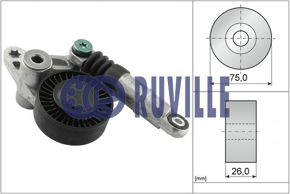 Intinzator,curea transmisie (56358 EVR) AUDI,AUDI (FAW),PORSCHE,VW