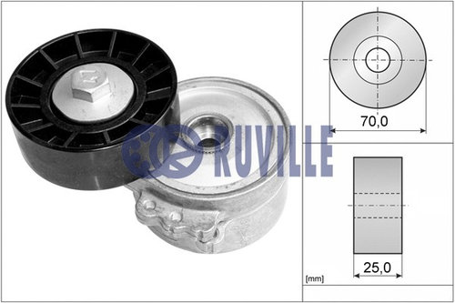 Intinzator,curea transmisie (56651 EVR) Citroen,FIAT,FORD,FORD AUSTRALIA,LANCIA,PEUGEOT,VOLVO