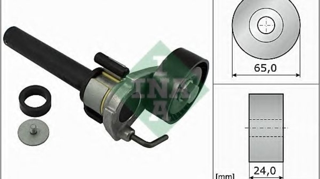 Intinzator,curea transmisie AUDI A3 Cabriolet (8P7) (2008 - 2013) INA 534 0422 10 piesa NOUA