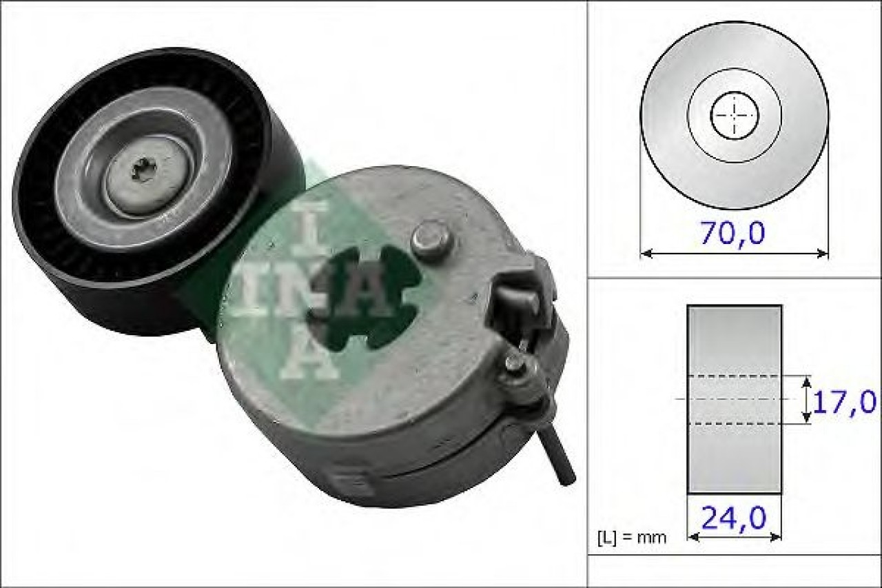 Intinzator,curea transmisie AUDI A4 (8K2, B8) (2007 - 2015) INA 534 0333 10 piesa NOUA