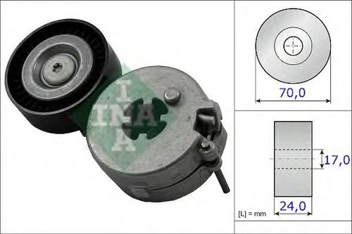 Intinzator,curea transmisie AUDI A6 Avant (4G5, C7, 4GD) (2011 - 2016) INA 534 0333 10 piesa NOUA