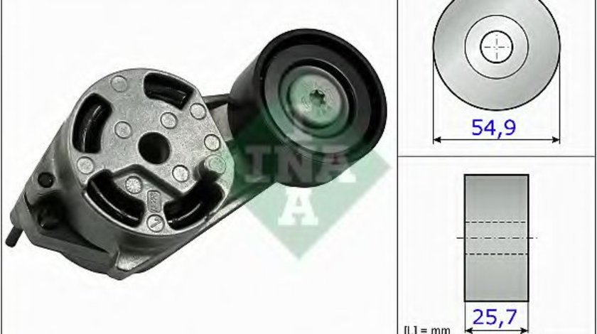 Intinzator,curea transmisie BMW Seria 1 (F20) (2010 - 2016) INA 534 0516 10 piesa NOUA