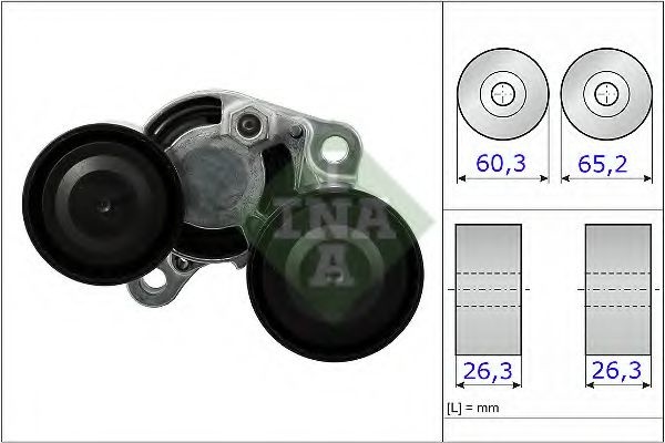 Intinzator,curea transmisie BMW Seria 3 Cupe (E92) (2006 - 2013) INA 534 0482 10 piesa NOUA