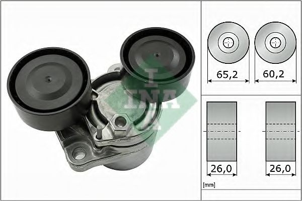 Intinzator,curea transmisie BMW X1 (E84) (2009 - 2015) INA 534 0505 10 piesa NOUA