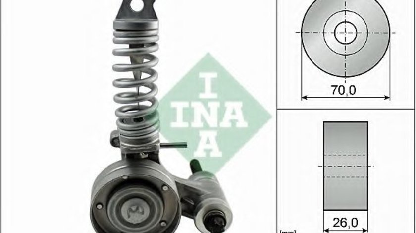 Intinzator,curea transmisie CHEVROLET AVEO Limuzina (T300) (2011 - 2016) INA 533 0085 30 piesa NOUA