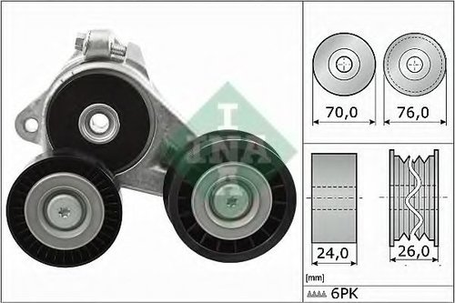 Intinzator,curea transmisie FORD FOCUS II Limuzina (DA) (2005 - 2016) INA 534 0309 10 piesa NOUA