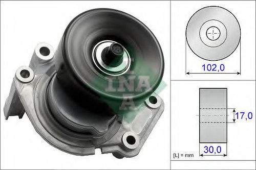 Intinzator,curea transmisie LEXUS GS (UZS161, JZS160, UZS160) (1997 - 2005) INA 534 0350 10 piesa NO...
