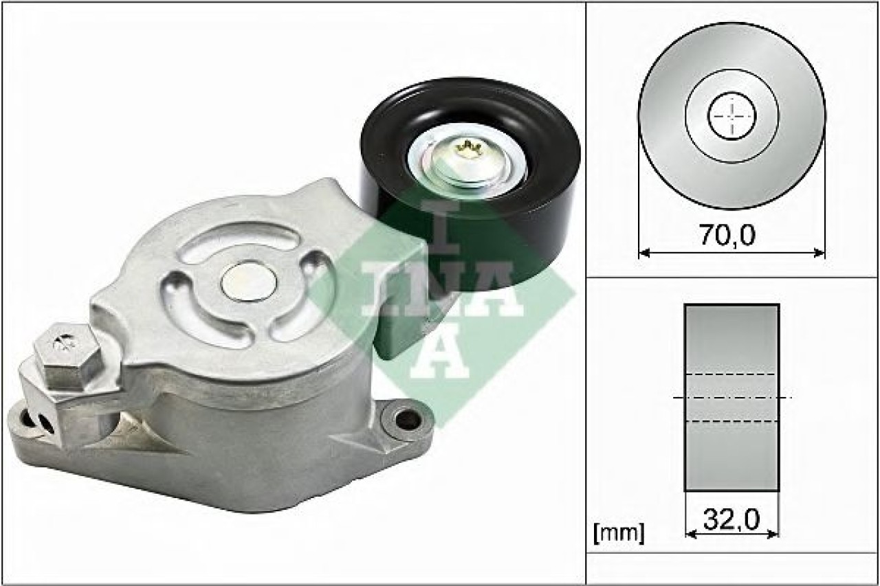 Intinzator,curea transmisie MAZDA 6 (GH) (2007 - 2016) INA 534 0538 10 piesa NOUA