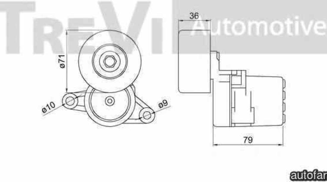 intinzator curea transmisie MAZDA 6 Station Wagon GY JC AUTO E23011