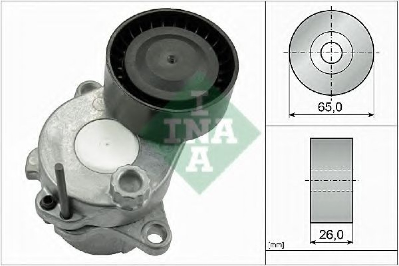 Intinzator,curea transmisie MERCEDES E-CLASS Cabriolet (A207) (2010 - 2016) INA 534 0592 10 piesa NOUA